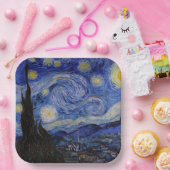 Vincent Van Gogh - The Starry night Papieren Bordje (Feest)
