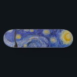 Vincent Van Gogh - The Starry night Persoonlijk Skateboard<br><div class="desc">The Starry Night / The Night Home - Vincent Van Gogh in 1889</div>
