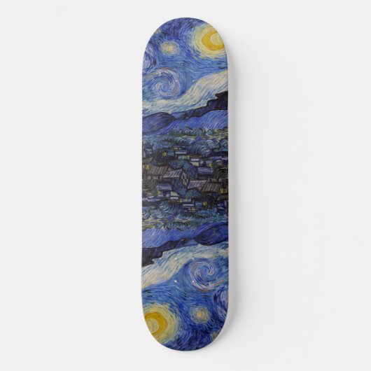 Vincent Van Gogh - The Starry night Persoonlijk Skateboard (Voorkant)