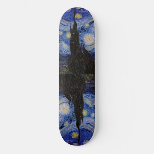 Vincent Van Gogh - The Starry night Persoonlijk Skateboard (Voorkant)