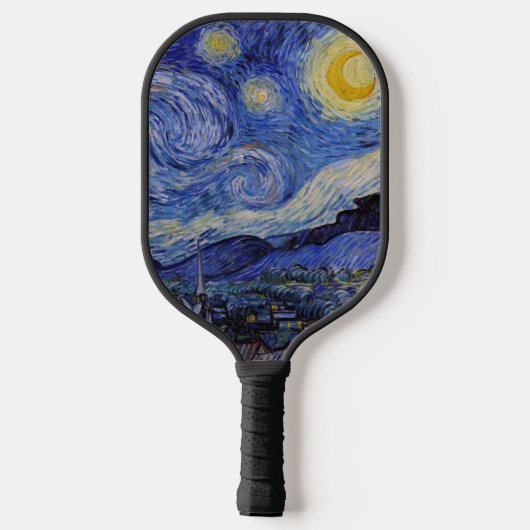 Vincent Van Gogh - The Starry night Pickleball Paddle (Achterkant)
