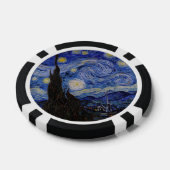 Vincent Van Gogh - The Starry night Poker Chips (Enkel)