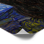 Vincent Van Gogh - The Starry night Poster (Hoek)