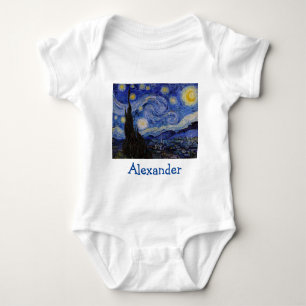 Vincent Van Gogh - The Starry night Romper