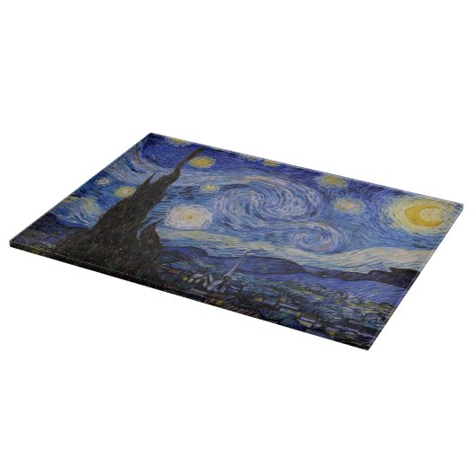 Vincent Van Gogh - The Starry night Snijplank (Hoek)
