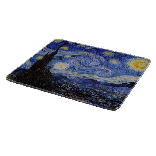 Vincent Van Gogh - The Starry night Snijplank (Hoek)