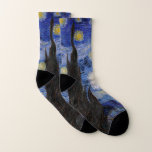 Vincent Van Gogh - The Starry night Sokken<br><div class="desc">The Starry Night / The Night Home - Vincent Van Gogh in 1889</div>