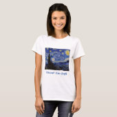 Vincent Van Gogh - The Starry night T-shirt (Voorkant volledig)