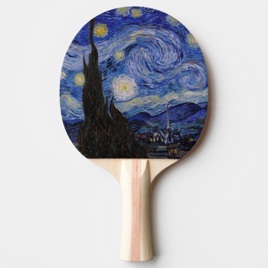 Vincent Van Gogh - The Starry night Tafeltennisbatje (Voorkant)