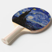 Vincent Van Gogh - The Starry night Tafeltennisbatje (Voorkant Gekanteld)