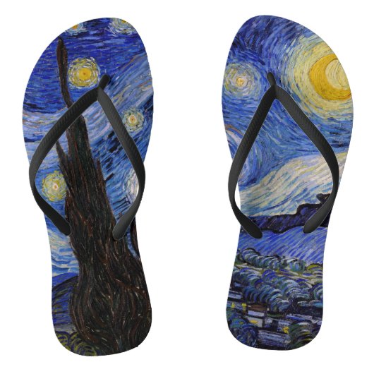 Vincent Van Gogh - The Starry night Teenslippers (Voetbed)