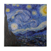 Vincent Van Gogh - The Starry night Tegeltje (Voorkant)
