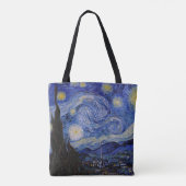 Vincent Van Gogh - The Starry night Tote Bag (Achterkant)