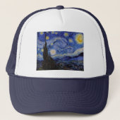 Vincent Van Gogh - The Starry night Trucker Pet (Voorkant)