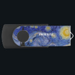 Vincent Van Gogh - The Starry night USB Stick<br><div class="desc">The Starry Night / The Night Home - Vincent Van Gogh in 1889</div>