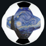Vincent Van Gogh - The Starry night Voetbal<br><div class="desc">The Starry Night / The Night Home - Vincent Van Gogh in 1889</div>