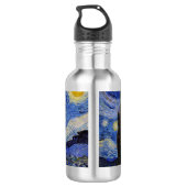 Vincent Van Gogh - The Starry night Waterfles (Achterkant)