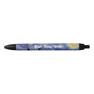 Vincent Van Gogh - The Starry night Zwarte Inkt Pen