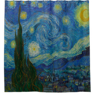 Vincent van Gogh The Sterrennacht Shower Curtain Douchegordijn