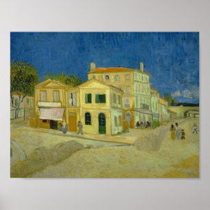 Vincent van Gogh - The Yellow House ("The Street") Poster