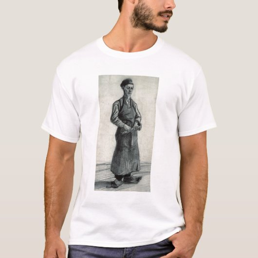 Vincent van Gogh | The Young Blacksmith, 1882 T-shirt (Voorkant)