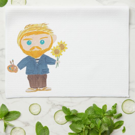 Vincent van Gogh Theedoek (Gevouwen)