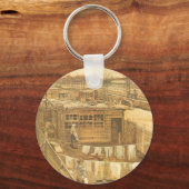 Vincent van Gogh - timmermanstuin en wasserij Sleutelhanger (Voorkant)