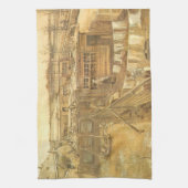 Vincent van Gogh - timmermanstuin en wasserij Theedoek (Verticaal)