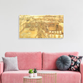 Vincent van Gogh - Timmerwerf en Was Canvas Afdruk (Insitu (Woonkamer))