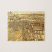 Vincent van Gogh - Timmerwerf en Was Legpuzzel (Horizontaal)