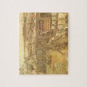 Vincent van Gogh - Timmerwerf en Was Legpuzzel (Verticaal)