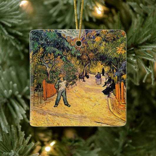 Vincent van Gogh - Toegang tot het openbare park, Keramisch Ornament (Boom)