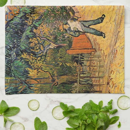 Vincent van Gogh - Toegang tot het openbare park, Theedoek (Gevouwen)