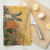 Vincent van Gogh - Toegang tot het openbare park,  Theedoek (Quarter Fold)