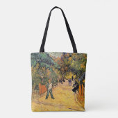 Vincent van Gogh - Toegang tot het openbare park,  Tote Bag (Achterkant)