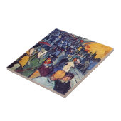 Vincent van Gogh - toeschouwers in de arena Tegeltje (Zijkant)