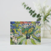 Vincent van Gogh - Trap aan de rand van Auvers Briefkaart (Staand voorkant)