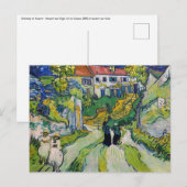 Vincent van Gogh - Trap aan de rand van Auvers Briefkaart (Voorkant / Achterkant)