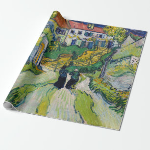 Vincent van Gogh - Trap aan de voet van de bebouwi Cadeaupapier