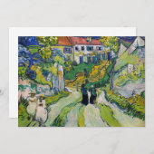 Vincent van Gogh - Trap bij Auvers Bedankkaart (Voorkant / Achterkant)