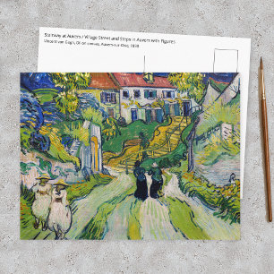 Vincent van Gogh - Trap bij Auvers Briefkaart