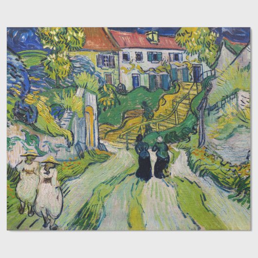 Vincent van Gogh - Trap bij Auvers Cadeaupapier (Vlak)