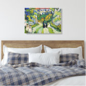 Vincent van Gogh - Trap bij Auvers Canvas Afdruk (Insitu (Slaapkamer))