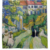 Vincent van Gogh - Trap bij Auvers Douchegordijn (Voorkant)