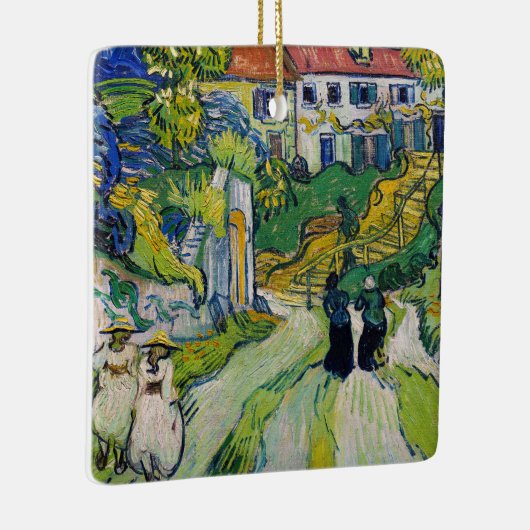 Vincent van Gogh - Trap bij Auvers Keramisch Ornament (Rechts)