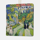 Vincent van Gogh - Trap bij Auvers Keramisch Ornament (Links)