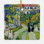 Vincent van Gogh - Trap bij Auvers Keramisch Ornament (Voorkant)