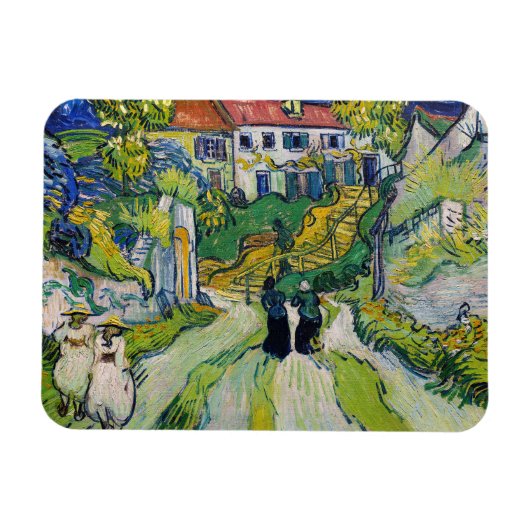 Vincent van Gogh - Trap bij Auvers Magneet (Horizontaal)
