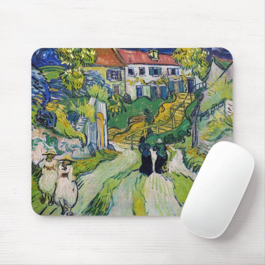 Vincent van Gogh - Trap bij Auvers Muismat (Met muis)