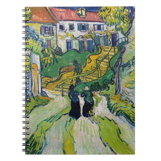 Vincent van Gogh - Trap bij Auvers Notitieboek (Voorkant)
